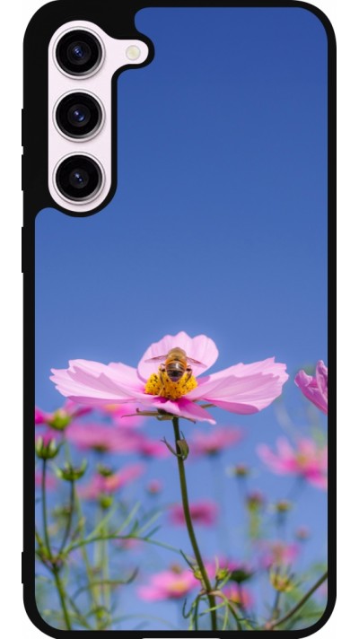 Coque Samsung Galaxy S23+ - Silicone rigide noir Bee on a flower Spring 2026