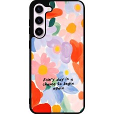 Samsung Galaxy S23+ Case Hülle - Silikon schwarz Every day is a chance Spring 2026