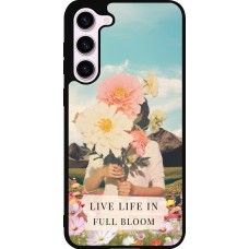 Samsung Galaxy S23+ Case Hülle - Silikon schwarz Live life in full moon Spring 2026