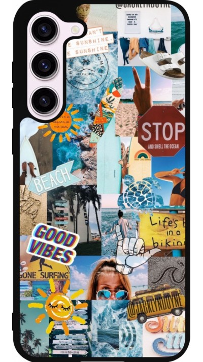 Coque Samsung Galaxy S23+ - Silicone rigide noir Summer 2021 15