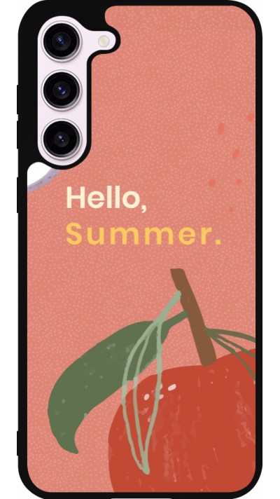Samsung Galaxy S23+ Case Hülle - Silikon schwarz Summer 2025 Hello summer