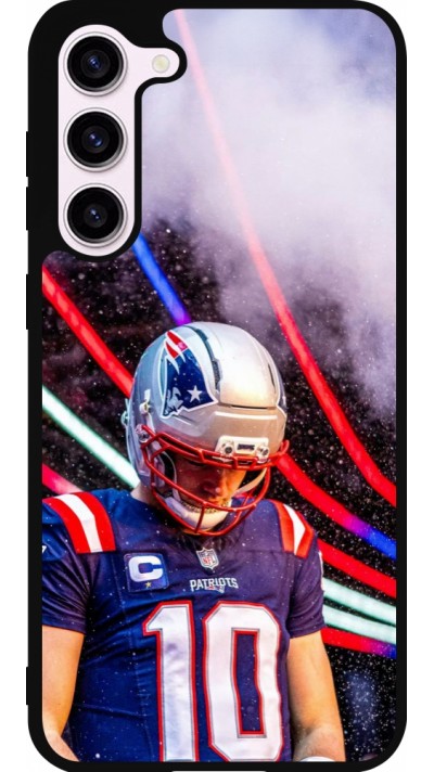 Coque Samsung Galaxy S23+ - Silicone rigide noir Super Bowl 26 Patriots 3