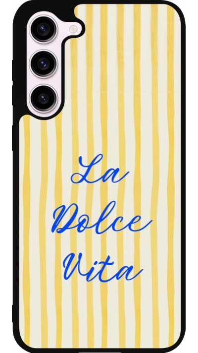 Coque Samsung Galaxy S23+ - Silicone rigide noir The good life 2026