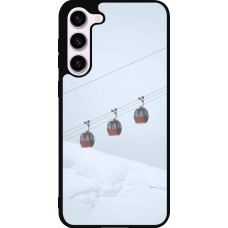 Samsung Galaxy S23+ Case Hülle - Silikon schwarz Winter 22 ski lift