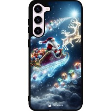 Samsung Galaxy S23+ Case Hülle - Silikon schwarz Weihnachten 2023 Verzauberter Weihnachtsmann