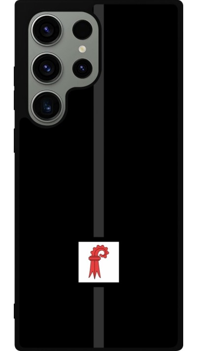 Samsung Galaxy S23 Ultra Case Hülle - Silikon schwarz Kanton BL schwarz