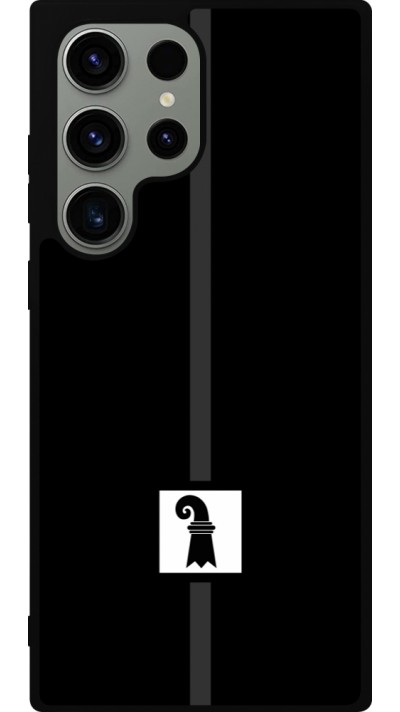 Samsung Galaxy S23 Ultra Case Hülle - Silikon schwarz Kanton BS schwarz