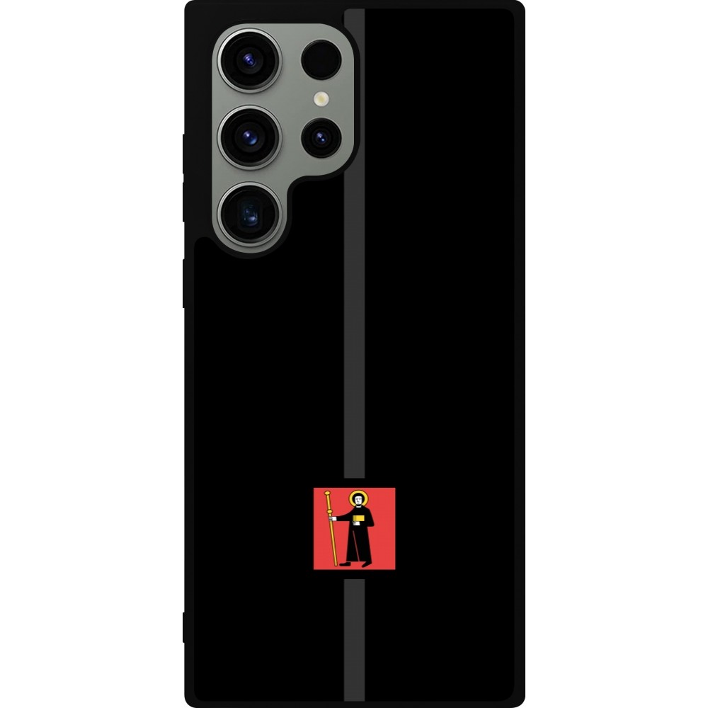 Samsung Galaxy S23 Ultra Case Hülle - Silikon schwarz Kanton GL schwarz