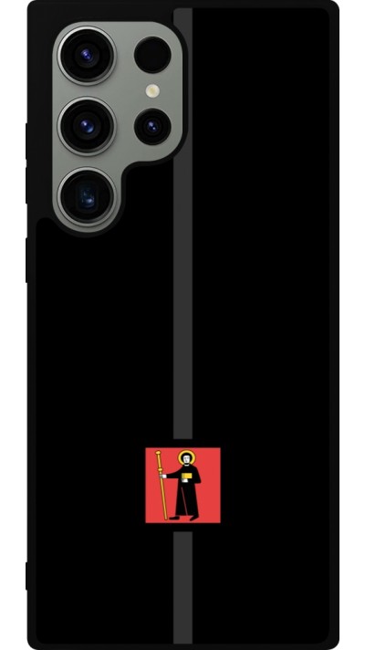 Samsung Galaxy S23 Ultra Case Hülle - Silikon schwarz Kanton GL schwarz