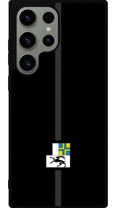 Samsung Galaxy S23 Ultra Case Hülle - Silikon schwarz Kanton GR schwarz