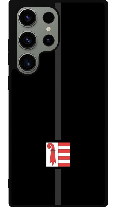 Samsung Galaxy S23 Ultra Case Hülle - Silikon schwarz Kanton JU schwarz