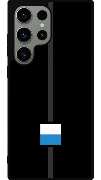 Samsung Galaxy S23 Ultra Case Hülle - Silikon schwarz Kanton LU schwarz
