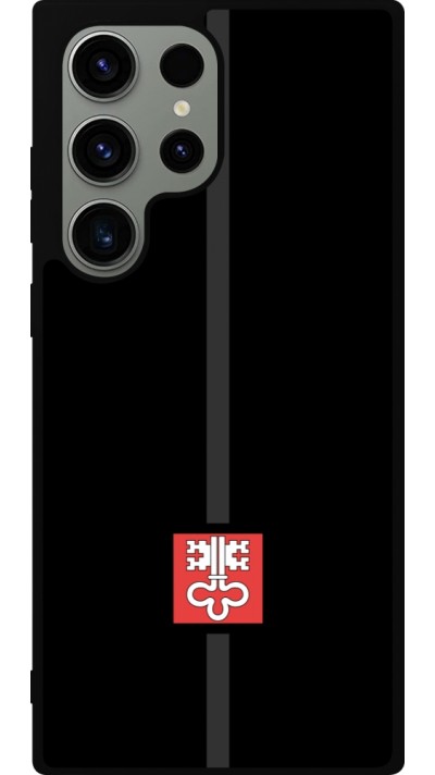 Samsung Galaxy S23 Ultra Case Hülle - Silikon schwarz Kanton NW schwarz