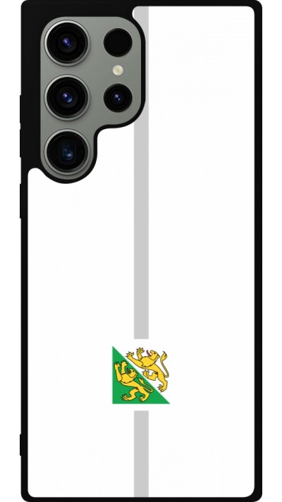 Samsung Galaxy S23 Ultra Case Hülle - Silikon schwarz Kanton TG weiss