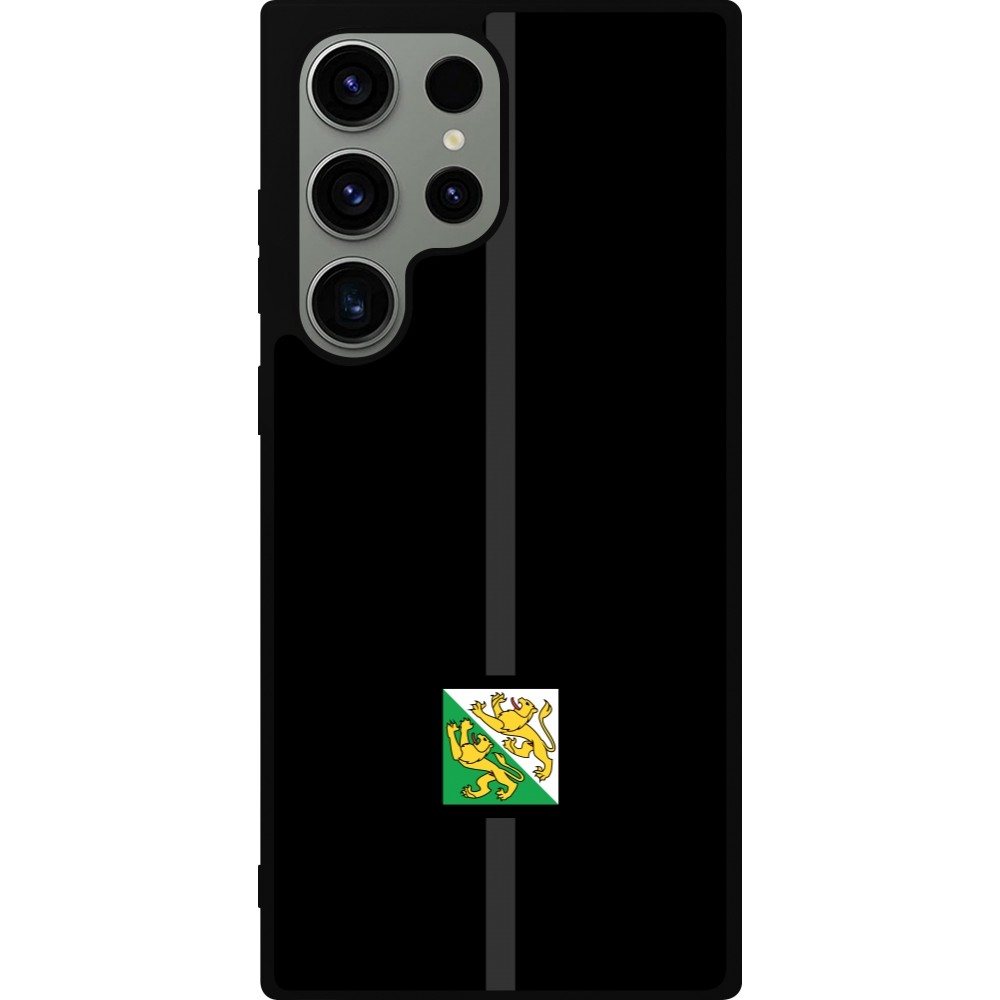 Samsung Galaxy S23 Ultra Case Hülle - Silikon schwarz Kanton TG schwarz