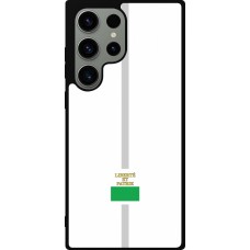 Samsung Galaxy S23 Ultra Case Hülle - Silikon schwarz Kanton VD weiss