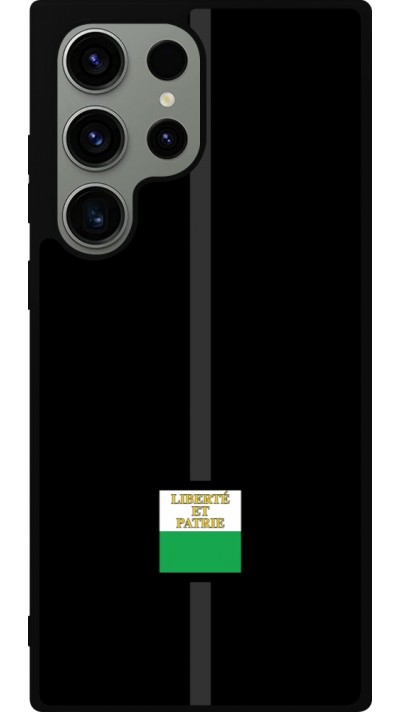 Samsung Galaxy S23 Ultra Case Hülle - Silikon schwarz Kanton VD schwarz