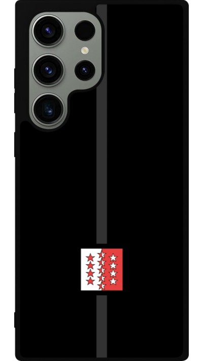 Samsung Galaxy S23 Ultra Case Hülle - Silikon schwarz Kanton VS schwarz