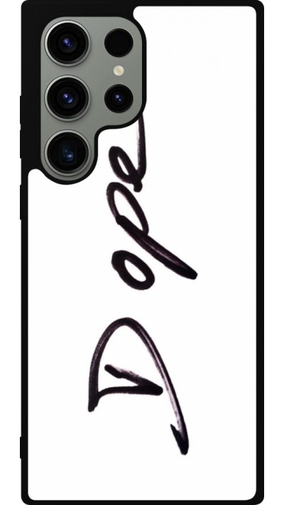 Samsung Galaxy S23 Ultra Case Hülle - Silikon schwarz Dope