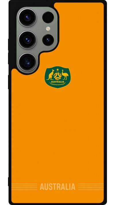 Samsung Galaxy S23 Ultra Case Hülle - Silikon schwarz Australien 2026 personalisierbares Fussballtrikot