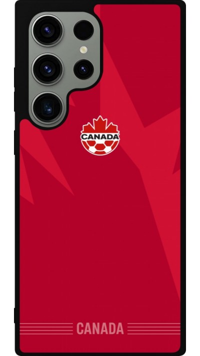 Samsung Galaxy S23 Ultra Case Hülle - Silikon schwarz Kanada 2026 personalisierbares Fussballtrikot