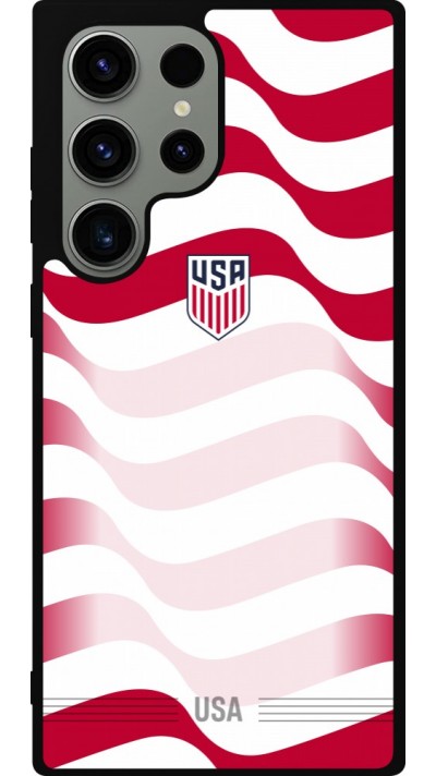 Samsung Galaxy S23 Ultra Case Hülle - Silikon schwarz Vereinigten Staaten 2026 personalisierbares Fussballtrikot