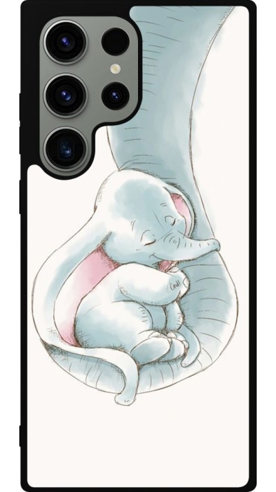 Coque Samsung Galaxy S23 Ultra - Silicone rigide noir Mom 1903