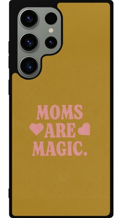 Samsung Galaxy S23 Ultra Case Hülle - Silikon schwarz Mom 2026 Are Magic