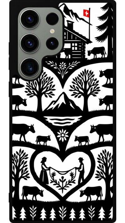 Samsung Galaxy S23 Ultra Case Hülle - Silikon schwarz Poya Schweiz 2