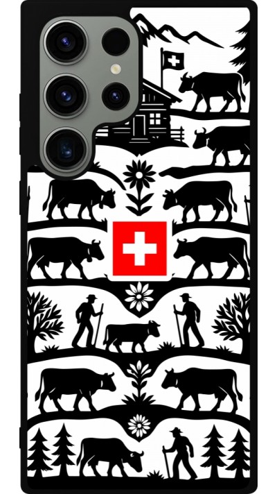 Samsung Galaxy S23 Ultra Case Hülle - Silikon schwarz Poya Schweiz 3