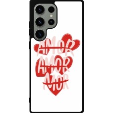 Coque Samsung Galaxy S23 Ultra - Silicone rigide noir Saint Valentines Day 26 Amor