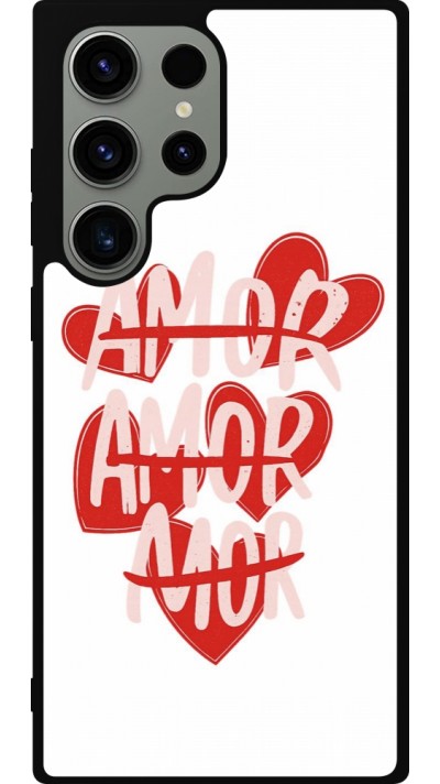 Samsung Galaxy S23 Ultra Case Hülle - Silikon schwarz Saint Valentines Day 26 Amor