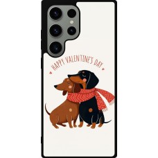Coque Samsung Galaxy S23 Ultra - Silicone rigide noir Saint Valentines Day 26 Happy Valentine