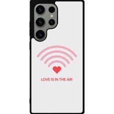 Coque Samsung Galaxy S23 Ultra - Silicone rigide noir Saint Valentines Day 26 Love is in the air
