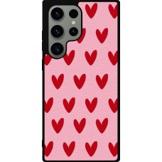 Coque Samsung Galaxy S23 Ultra - Silicone rigide noir Saint Valentines Day 26 Pattern heart