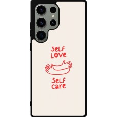 Coque Samsung Galaxy S23 Ultra - Silicone rigide noir Saint Valentines Day 26 Self love self care