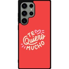 Coque Samsung Galaxy S23 Ultra - Silicone rigide noir Saint Valentines Day 26 Te quiero mucho