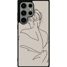 Coque Samsung Galaxy S23 Ultra - Silicone rigide noir Salnikova 05