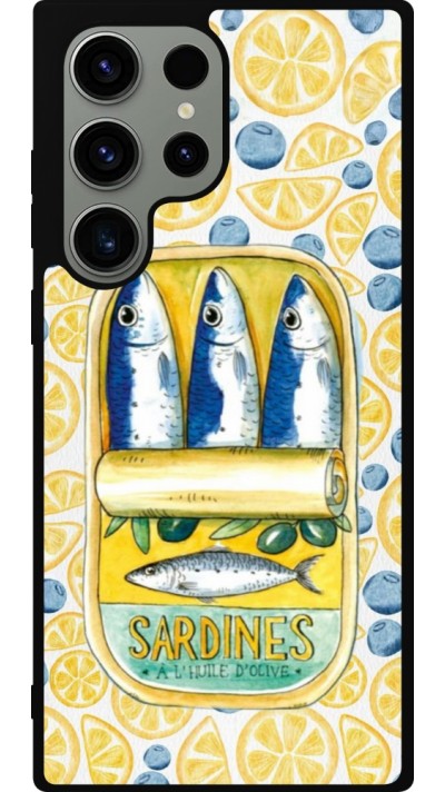 Coque Samsung Galaxy S23 Ultra - Silicone rigide noir Sardines in oil 2026