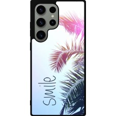 Samsung Galaxy S23 Ultra Case Hülle - Silikon schwarz Smile 05