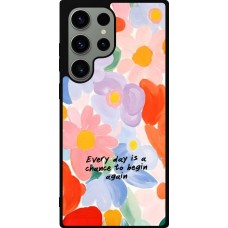 Samsung Galaxy S23 Ultra Case Hülle - Silikon schwarz Every day is a chance Spring 2026