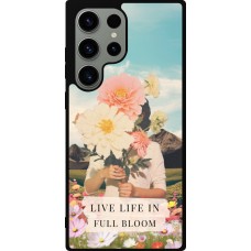 Samsung Galaxy S23 Ultra Case Hülle - Silikon schwarz Live life in full moon Spring 2026