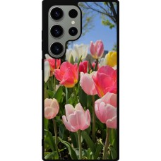 Samsung Galaxy S23 Ultra Case Hülle - Silikon schwarz Tulips Spring 2026