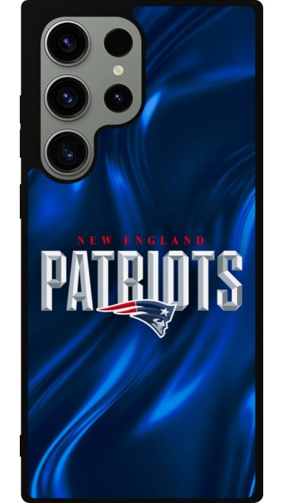 Coque Samsung Galaxy S23 Ultra - Silicone rigide noir Super Bowl 26 Patriots 2