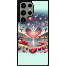 Samsung Galaxy S23 Ultra Case Hülle - Silikon schwarz Valentin 2025 Schick