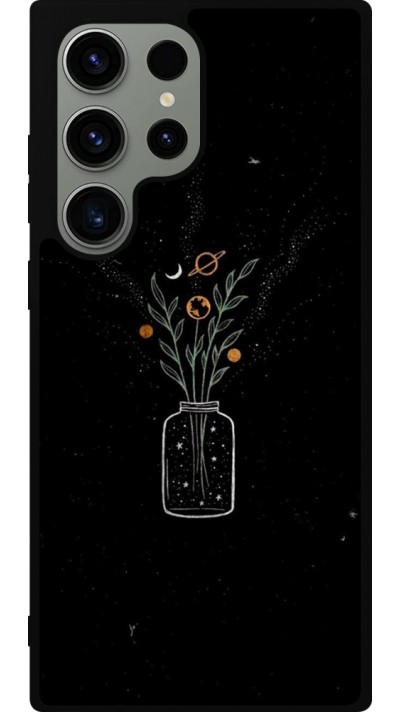 Samsung Galaxy S23 Ultra Case Hülle - Silikon schwarz Vase black