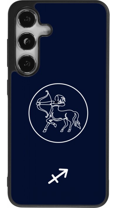 Samsung Galaxy S24 Case Hülle - Silikon schwarz Astrologie Schütze