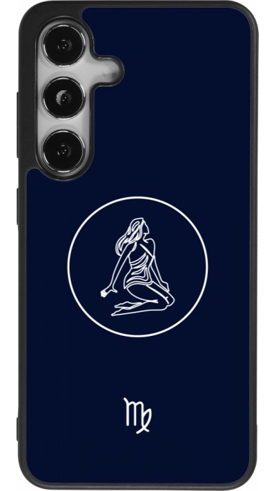 Samsung Galaxy S24 Case Hülle - Silikon schwarz Astrologie Jungfrau
