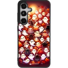 Samsung Galaxy S24 Case Hülle - Silikon schwarz Gespenster Herbst niedlich