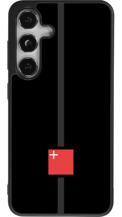 Samsung Galaxy S24 Case Hülle - Silikon schwarz Kanton SZ schwarz